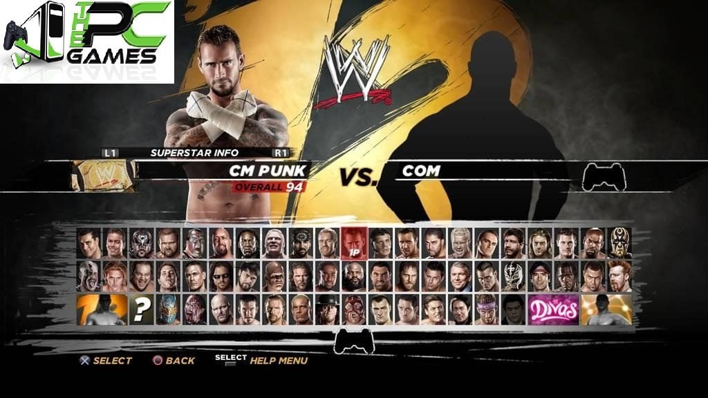 WWE ‘12 Pc Game