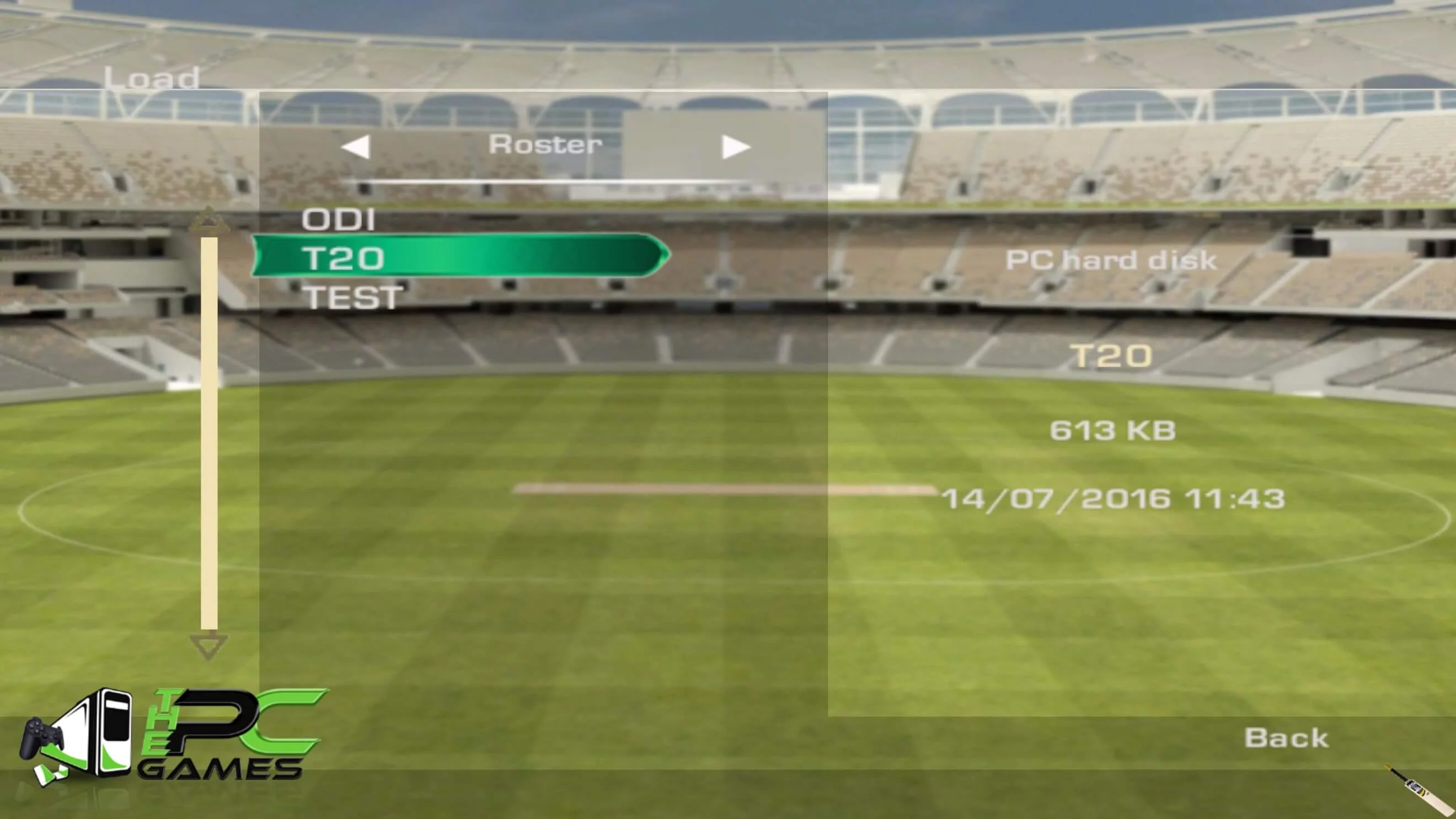 How to Load Roster (T20-ODI-Test) Tutorial (4)