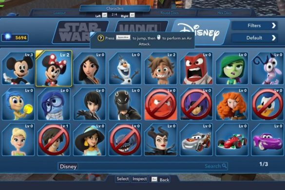 all disney infinity 1.0 characters