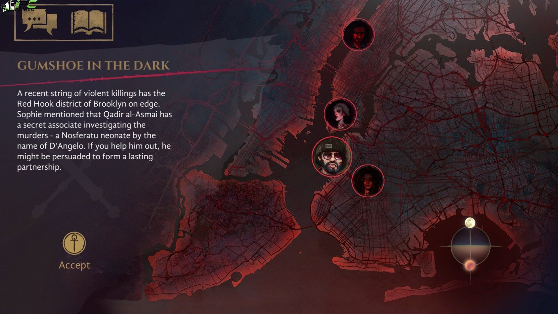 Vampire The Masquerade Coteries of New York Screenshot 1